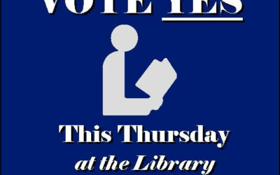 YOUR VOTE COUNTS – SEPTEMBER 10 – LIBRARY VOTE