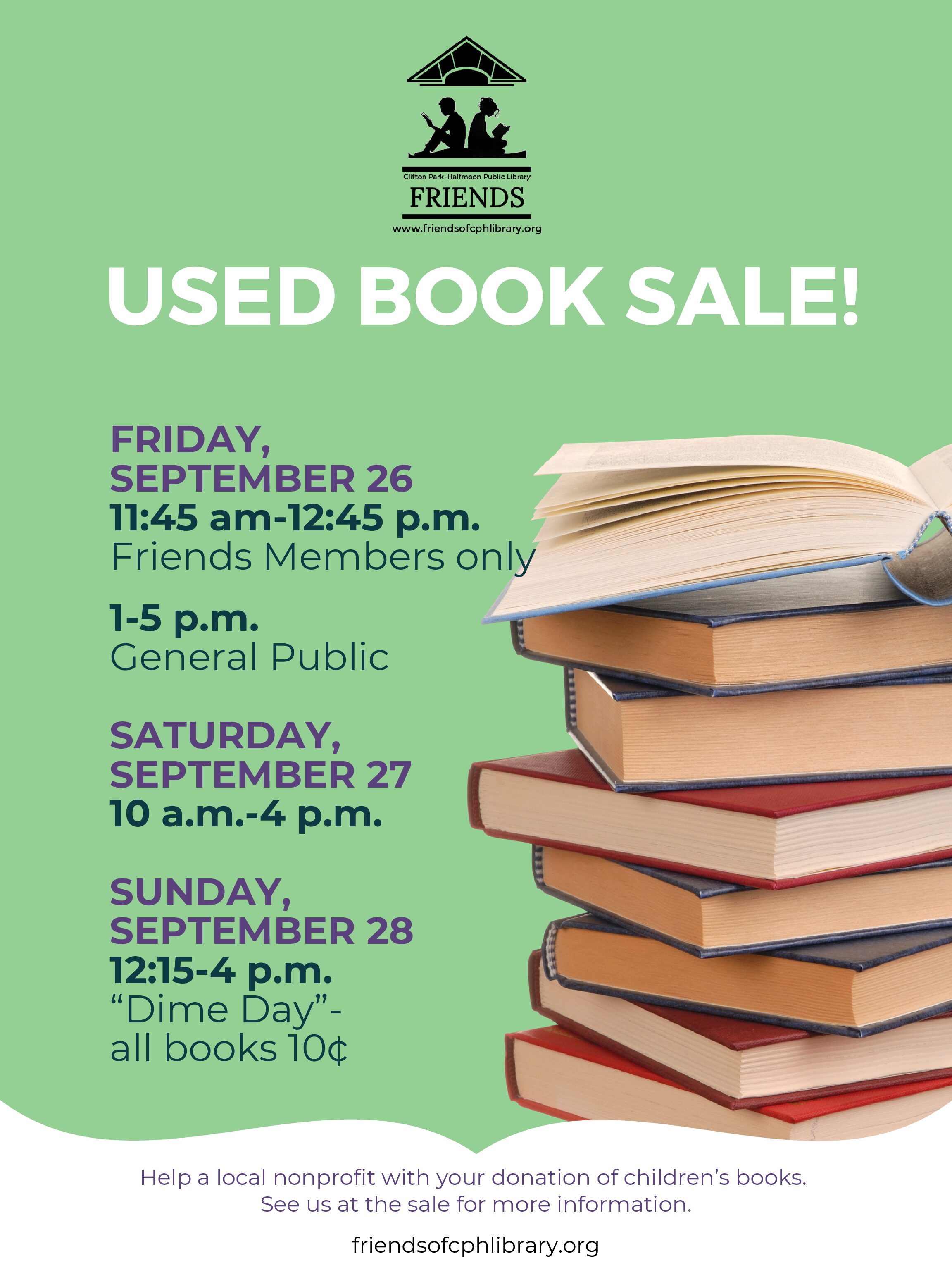 Used Book Sale Poster